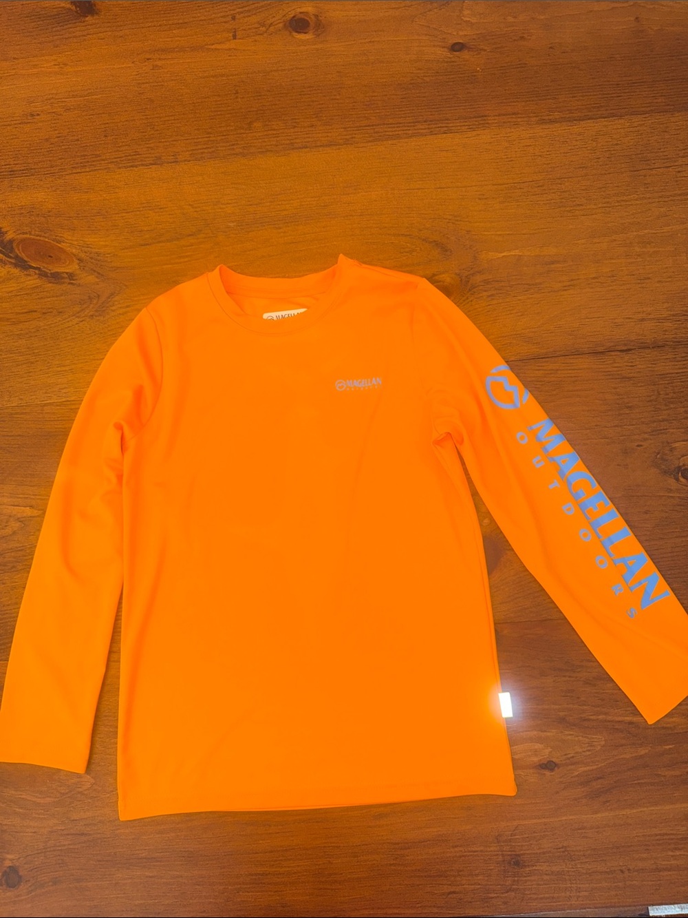 Magellan Outdoors kids Performance Fish Gear Shirt - Bright Orange
